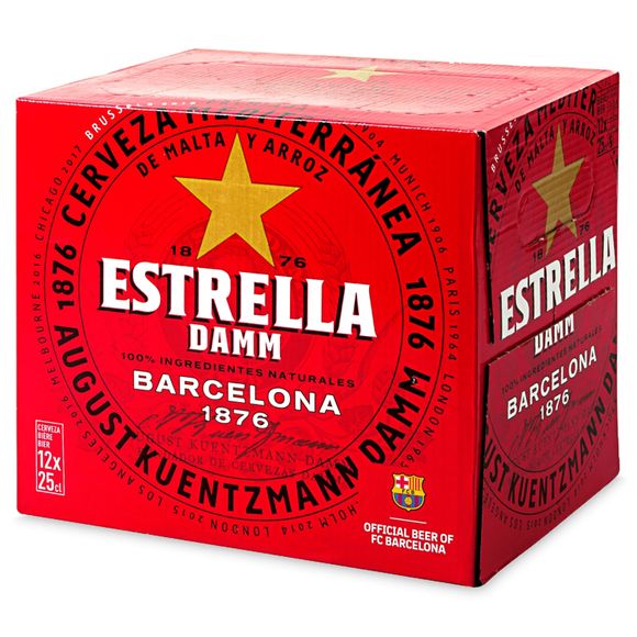 Estrella Damm Beer 12 X 25cl